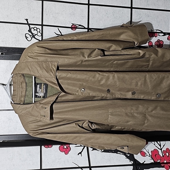 London Fog Trench Coat Size 12 - Picture 2 of 6